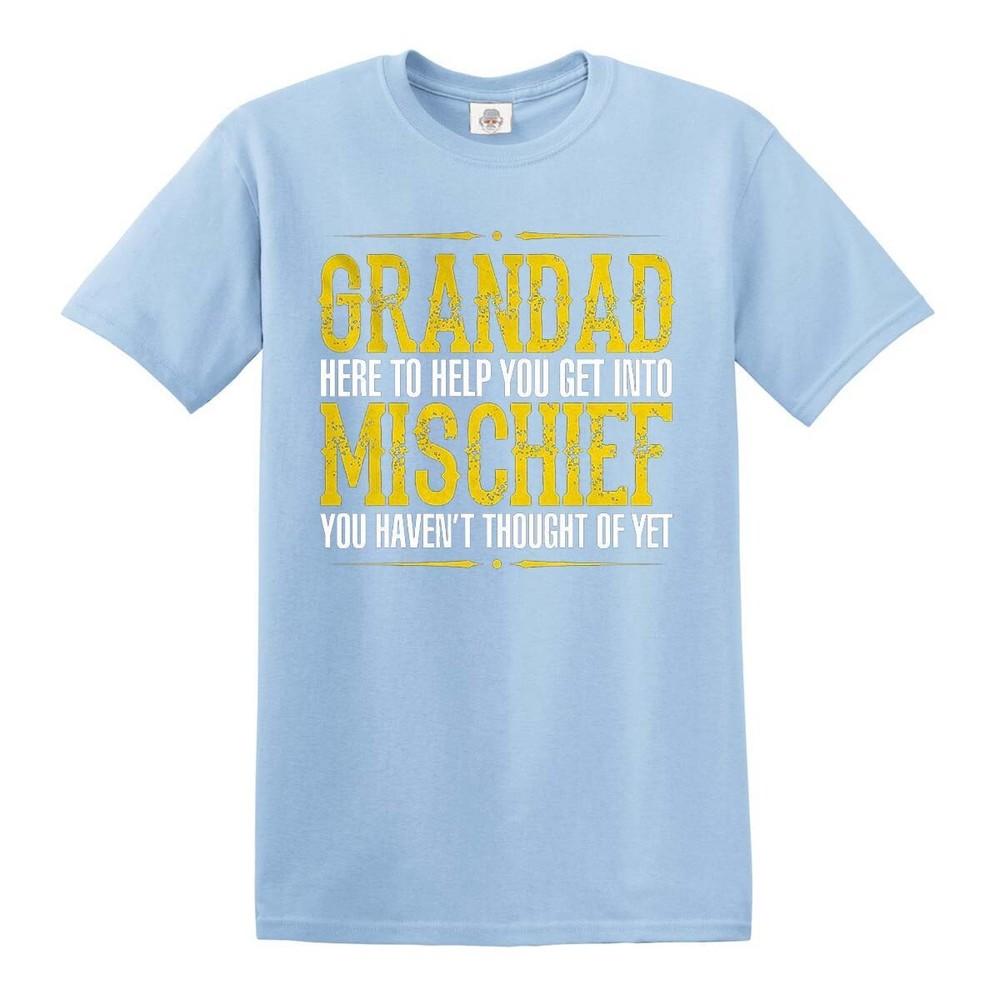 Grandad mischief mens funny t shirt birthday gift grandad fathers day dads  5xl 2XL