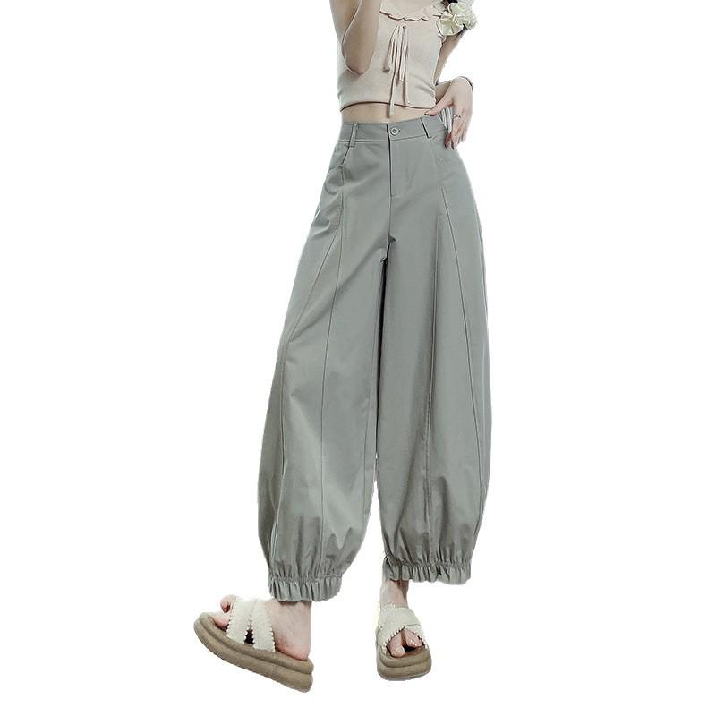 Spring 2026 High-Waisted Loose Fit Women’s Casual Wide-Leg Pants