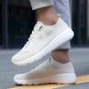 Four Seasons Breathable Flying Weaving Men's Shoes Lightweight Running Shoes Fashion Mesh Shoes Large Size Casual Shoes Women's Sneakers