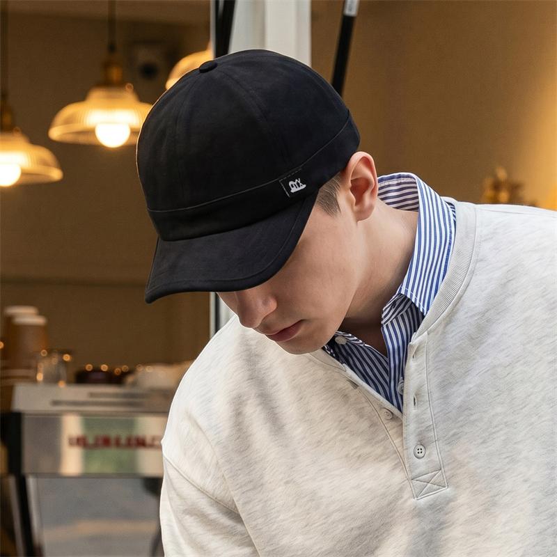 Men's Baseball Cap Short Brim Cap Sunshade Cap Outdoor Hat