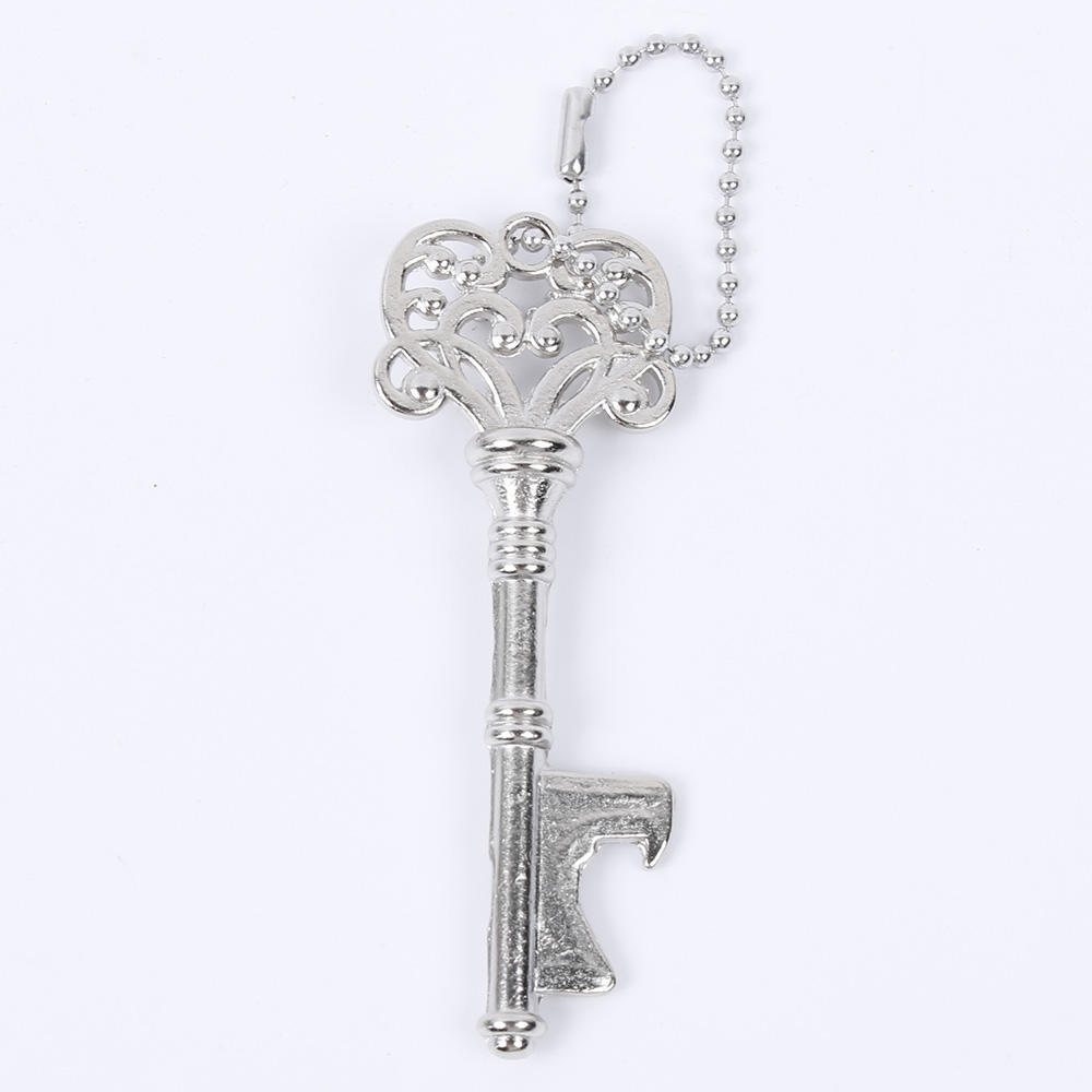 New 1Pc Creative Portable Vintage Key Shaped Portable Vintage Metal Key Shaped Keychain Beer Bottle Opener Keyring Bar Tools