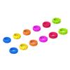 12Pcs/Set Silicone Sensory Ring Toy Anxiety Stress Relief Portable Travel Calming Fidget