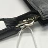 [Pre-Owned] Signature Logo Stripe Web Zipper Canvas Clutch - Very Good #1G2LX3S
