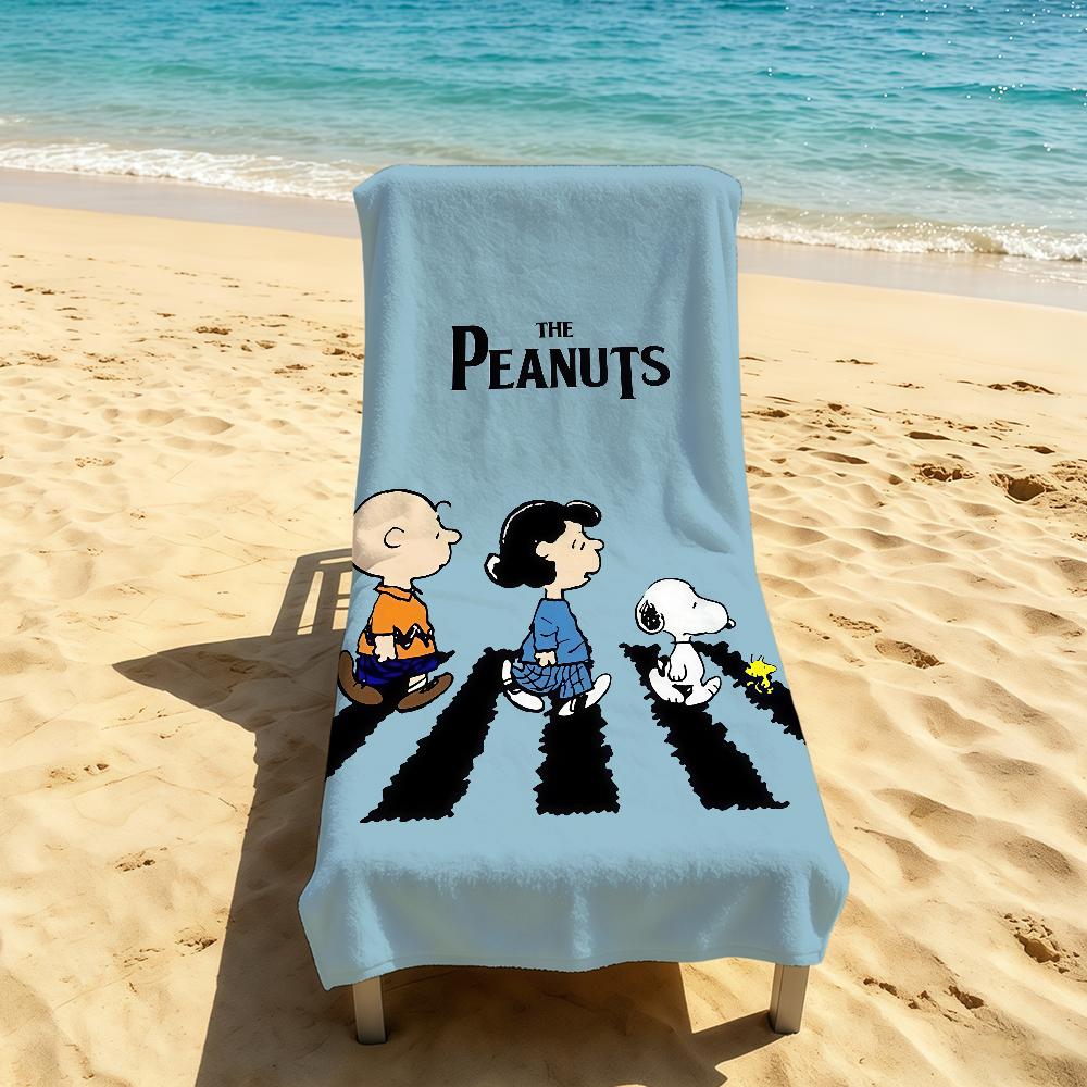 Comics Cute Towel For Outdoor S-SnoopyS-ES Camping Beach Towel Super Absorbent Quick-Drying Summer Towel