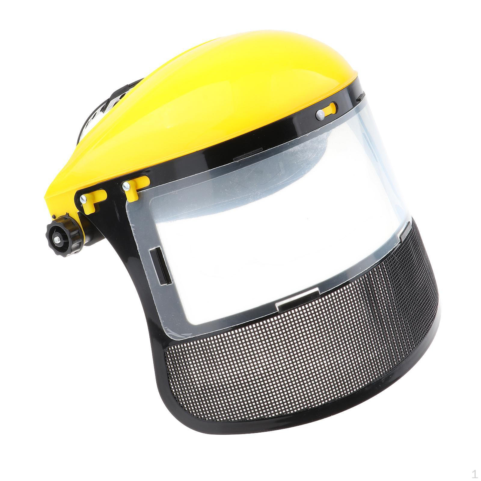 

Face Guard for Trimmer Work Equipment Mask Lawn Mower Tasks помаранчевий