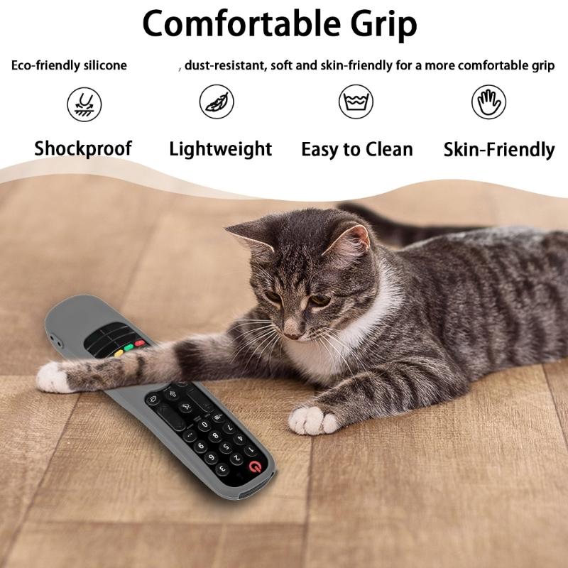 Remote Control Case for ANMR21N21GA/MR21GC Silicone Material Precise Cutouts NonSlip Surfaces Protections