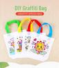 Children's DIY Graffiti Tote Bag – Eco-friendly Non-woven Art Bag for Creative Kindergarten Projects