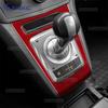 Real Soft Carbon Fiber Sticker For Opel Zafira B 2004 2005 2006 2007 2008 2009 2010 LHD Car Automatic Gear Shift Frame Trim