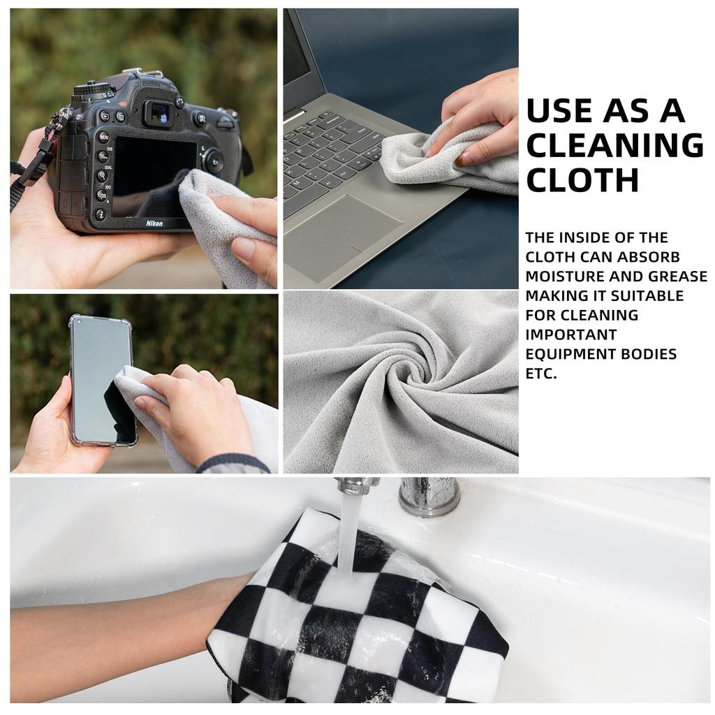 GCJUYA Camera Wrap Wrapping Cloth Protective Cloth 400 X 400mm Tight Cloth Cleaning Cloth Camera Accessories Protection Wrap Furoshiki Cover