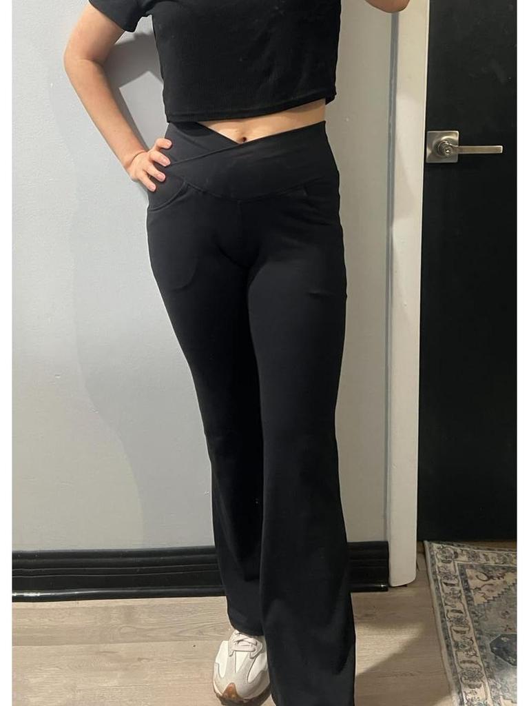 Women's High Waist Bootcut Yoga Pants - Flare Leggings for Gym, Running, Outdoor, and Formal Wear