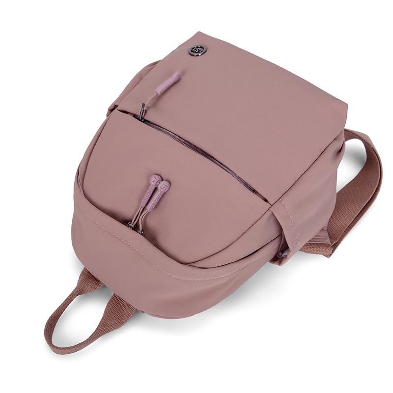 Casual Women's Backpack Lightweight Spring New Style Artistic Pure Color Travel Nylon Street Trend Breathable Small Size Backpack
