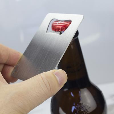 Apribottiglie a Forma di Carta Veloce in Acciaio Inossidabile a Leva da Bar Pop Ristorante Personalizzato Promozionale Regalo Logo Esposizione Omaggio