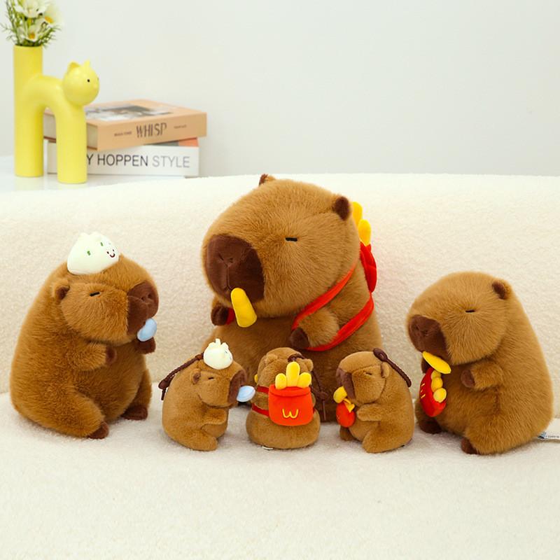 Adorable Capybara Plush Toy Chef Pillow Cute Party Decoration Gift For Kids