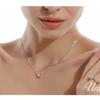 Inlaid Zircon Necklace Short Fashion Crystal Pendant
