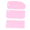 3PCS Set Cake Cream Scraper Dough Pasty Cutters Scraper Kitchen Tool DIY Baking Tool