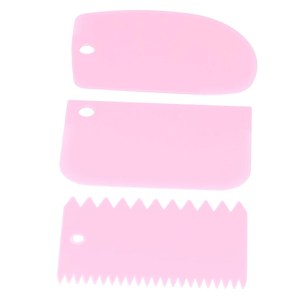 3PCS Set Cake Cream Scraper Dough Pasty Cutters Scraper Kitchen Tool DIY Baking Tool