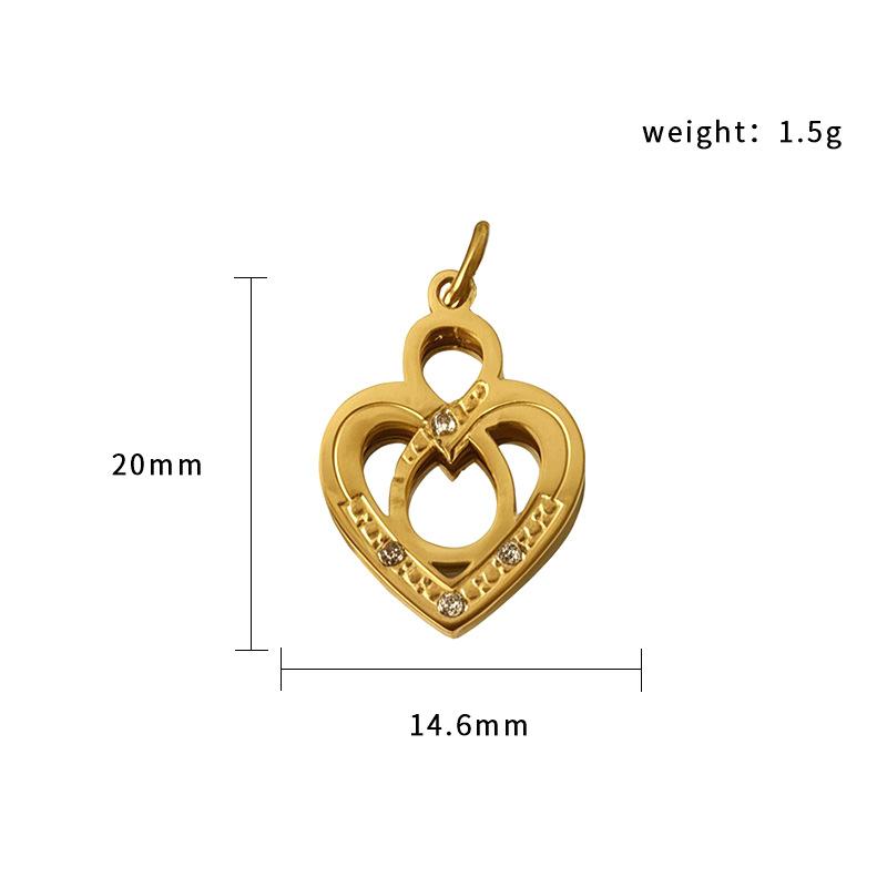 Halloween Ghost Pumpkin Spider Pendant 18K Gold Plated Stainless Steel Jewelry Diy Accessories