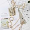 Women O Ring Hoop Chain Belts Fashionable Elegant Alloy Waist Belt Links Dress Decoration