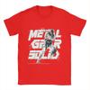 Men T-Shirt Metal Gear Solid Vintage Pure Cotton Tees Short Sleeve  T Shirt Round Neck Clothing Adult