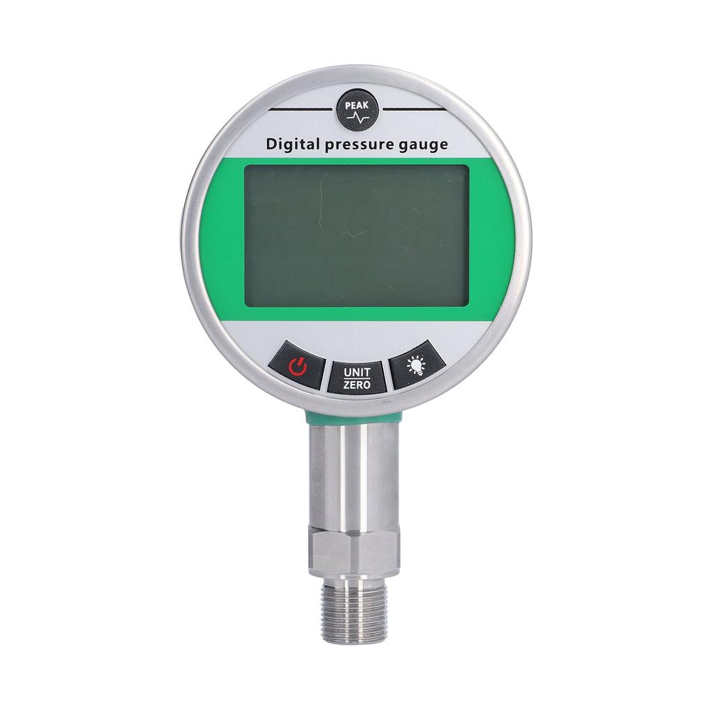 Digital Hydraulic Pressure Gauge Stainless Steel Accurate with Lower Mount 4.5V 1.6MPa