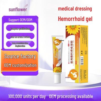 Sunflower Medical Herbal Hemorrhoid Gel: Soothing Cream for Internal and External Care