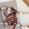 Verstellbares böhmisches geflochtenes Taillenband mit Perlendesign Taillenschmuck für Kleider und Röcke Wachsschnur-Accessoire