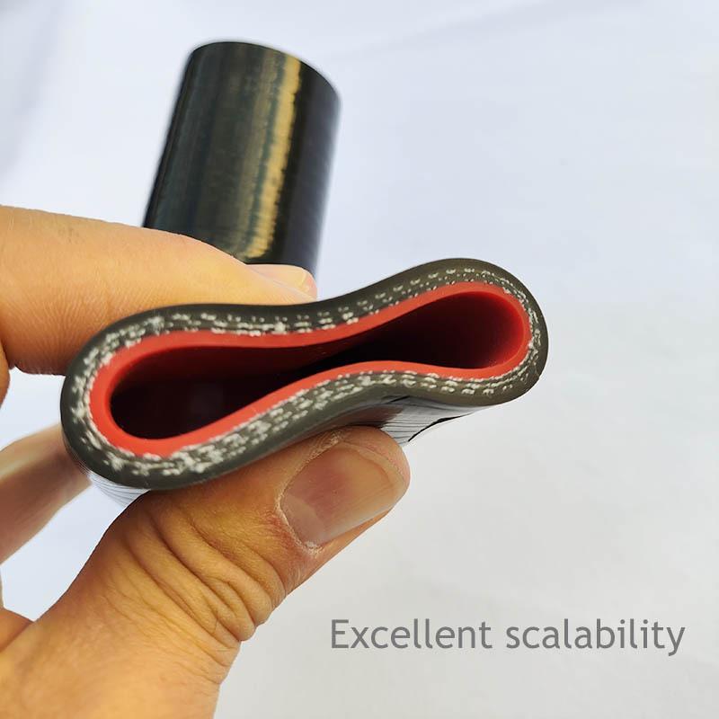 90 Grad Silikonschlauch Schlauchbogen Reduzierstück Ladeluftkühler Turbo Lufteinlassrohr Kupplungsstück Reduzierstück Schwarz Universal