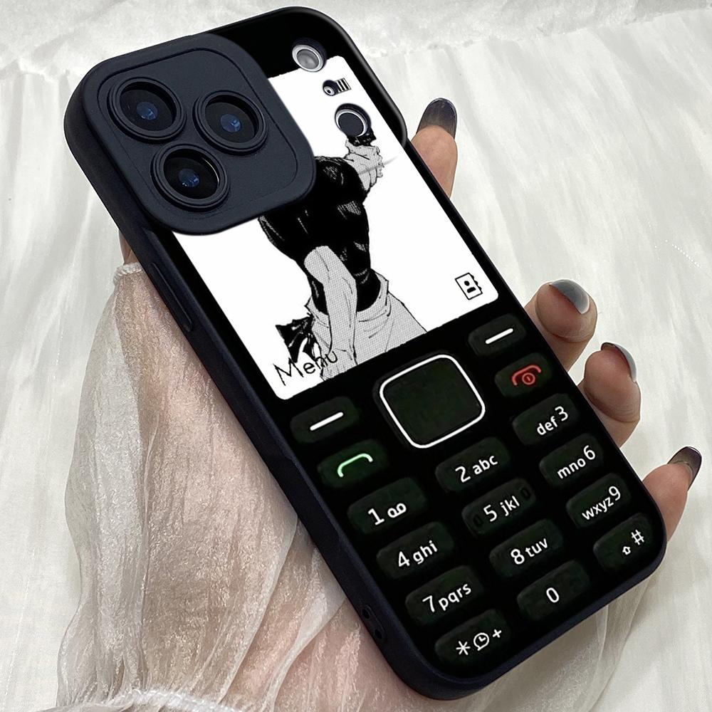 M336 Funny Retro Button Design Angel Eyes Soft Phone Case for iPhone Samsung Galaxy Xiaomi Rdemi Huawei Honor Infinix Realme OPPO vivo All Model cases