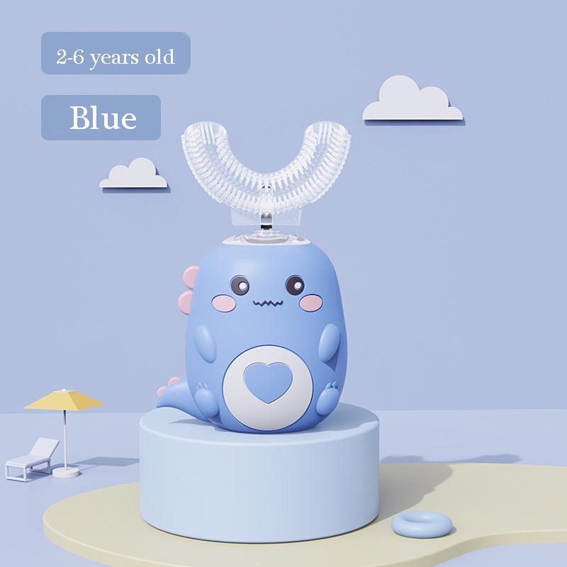 

Электрическая детская зубная щетка силиконовая детская 360 градусов автоматическая USB перезаряжаемая умная детская зубная щетка U-образной формы