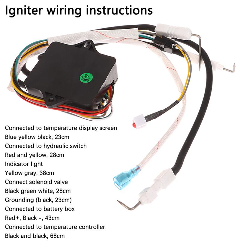 Universal Dc 3V Gas Stove Water Heater Double Ignition With Temperature Control And Display Pulse Igniter Switch