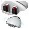 Car Blind Spot Reversing Parking Auxiliary Mirror Waterproof High Defination Glass Convex Rearview Wide Angle Adjustable