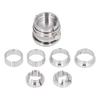 8pcs Set Watch Movement Seat Base Holder Stainless Steel Silver Watch Repair Maintain Tools for BZ