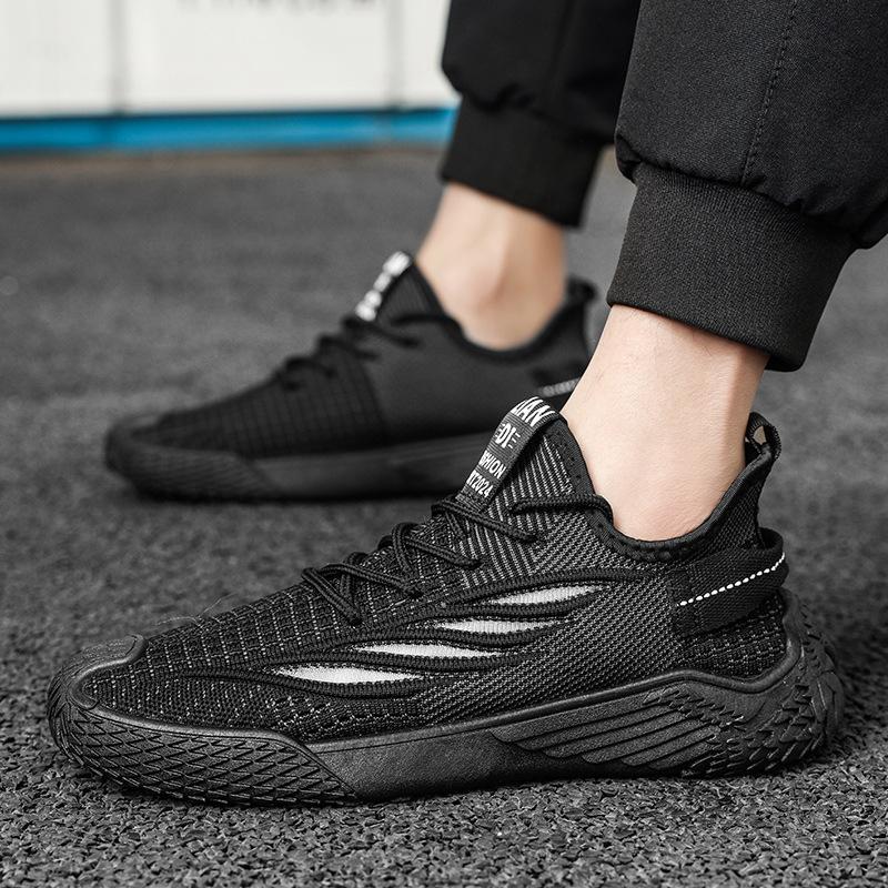 2025 Frühling neue Herrenschuhe lässig vielseitig fliegendes gewebtes Mesh Einzelschuhe leichtgewichtige Herren Lauf-Sportschuhe trendige Schuhe