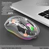 Bobcat Silent Bluetooth Mouse - Transparent, Wireless, 3 Modes, TYPE-C Charging, Universal Compatibility