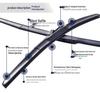 Compatible Wiper Blades for Dongfeng Fengguang 330/370/580/360/350/S560