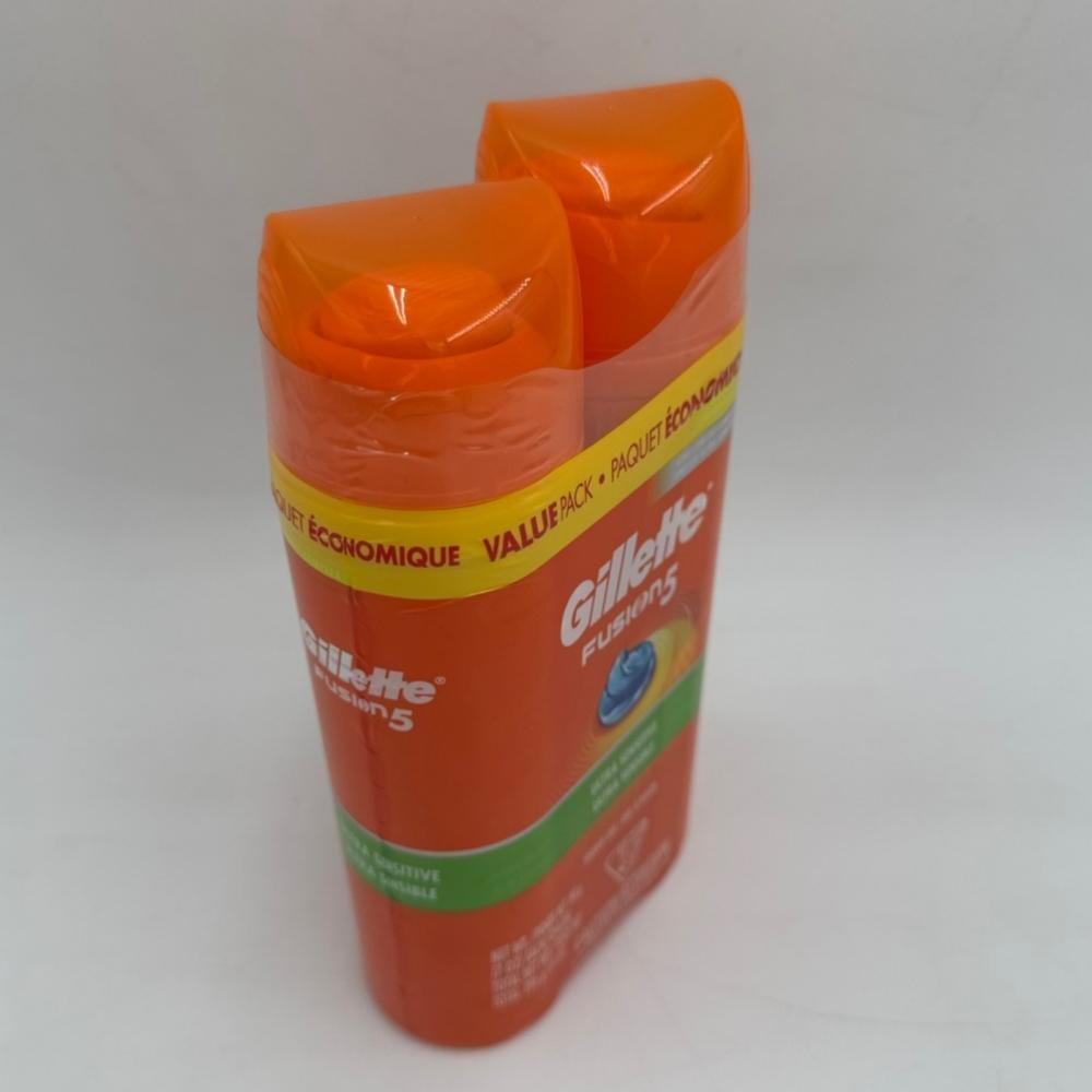 Gillette Fusion HydraGel Sensitive Rasiergel Doppelpack