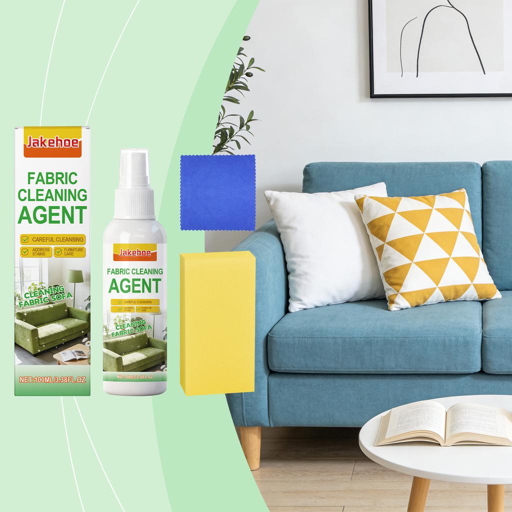 Jakehoe Fabric Sofa Dry Cleaning Agent Fabric, Curtains, Carpets, Household Stain Remover, Daily Household Cleaner