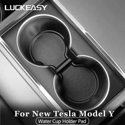 For Tesla Model Y Juniper/Launch 2026 Center Console Water Cup Pad Anti-slip Pad Car Accessories ModelY 2nd Row Cup Holder Pad