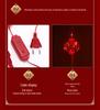 In-Stock New Year Red Lantern LED Curtain Lights for Festive Atmosphere and Spring Festival Decoration