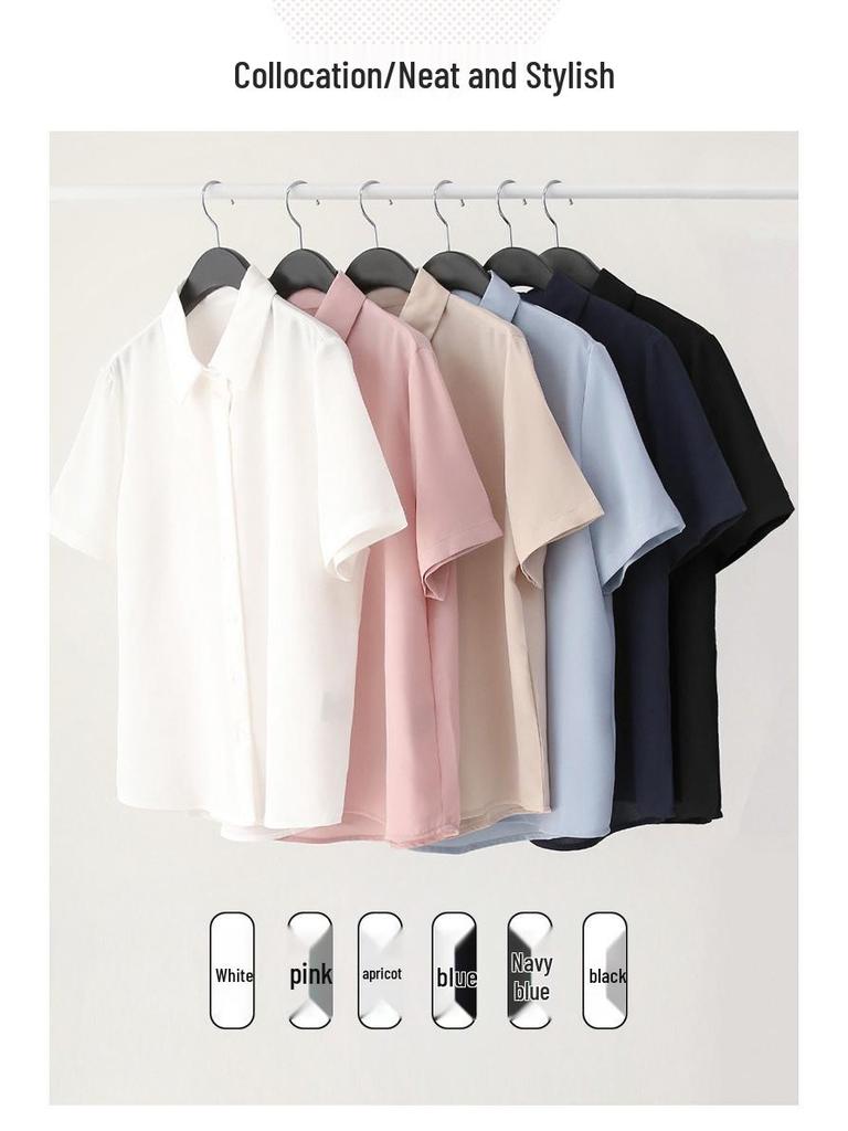 Women's Japanese-Inspired Loose-Fit Summer Top with Professional Elegance