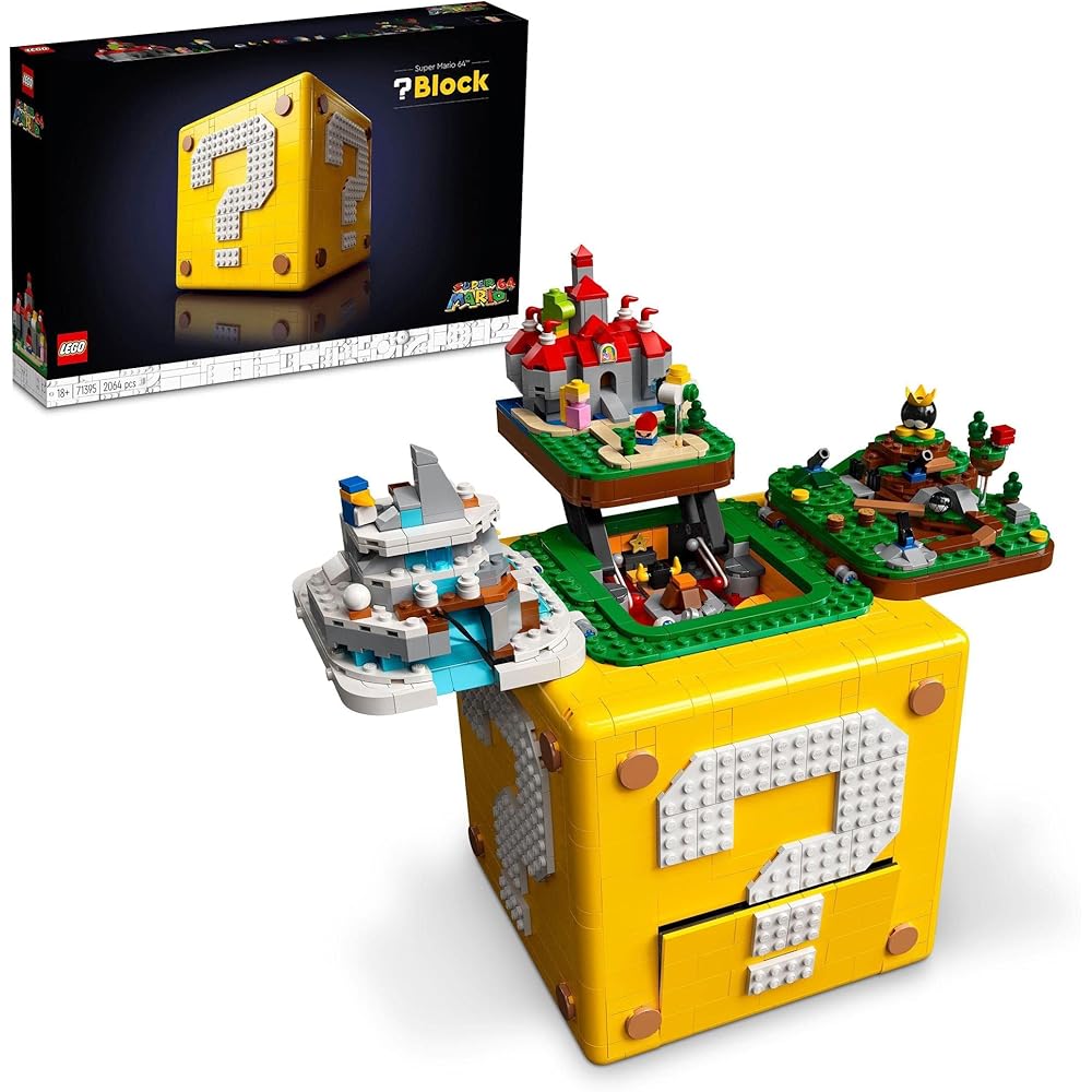 

LEGO Super Mario 64 Question Block Building Set 71395 Toy for Kids and Adults