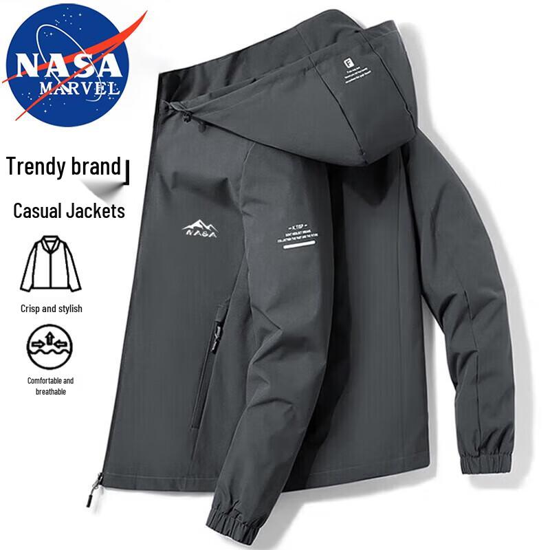 

NASA MARVEL Men s Hooded Sport Jacket XL
