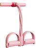 Six-Tube Foot Pedal Resistance Band & Waist Trimmer for Home Fitness