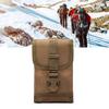 Military Mobile Phone Bag Leisure Nylon Waterproof Multifunction Phone Waist Pack for Outdoor Sports Khaki