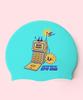 Seuweibeu Y2K Spyduo Silicone Swim Cap Blue (Sw-Cs109)