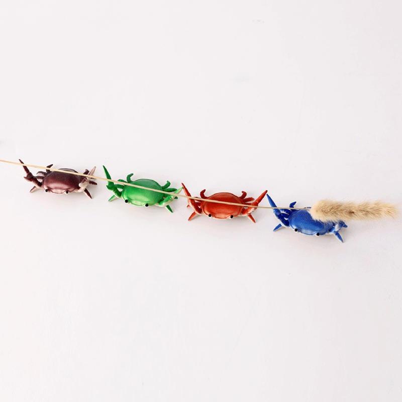 1PC Funny Crab Desktop Pen Holde Weightlifting Crabs Penholder Bracket Storage Rack Stationeryr Creative Cute Crab Pen Holder