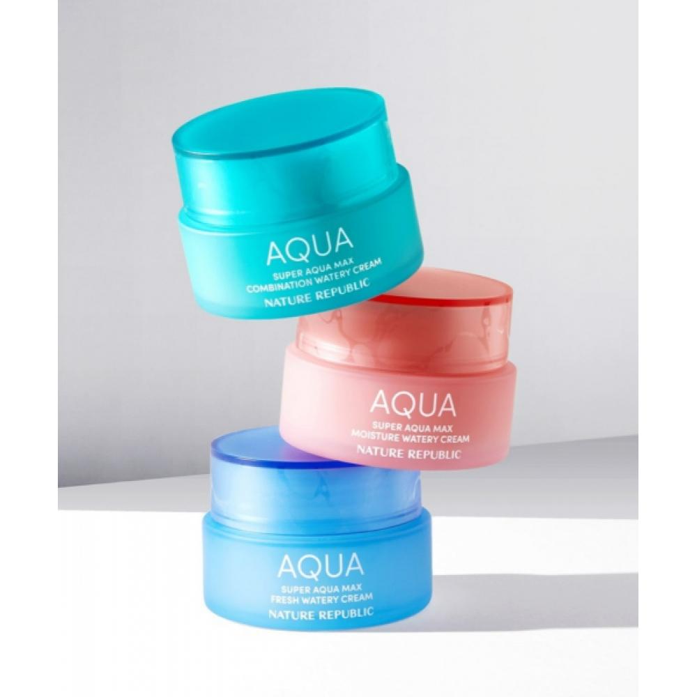 

Nature Republic [2 Pack] Super Aqua Max Moisture Cream Choose 1 Of 3 Types PK0506 for fresh intelligence