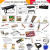 Portable Folding Charcoal Barbecue Grill with Skewers for Outdoor Cooking