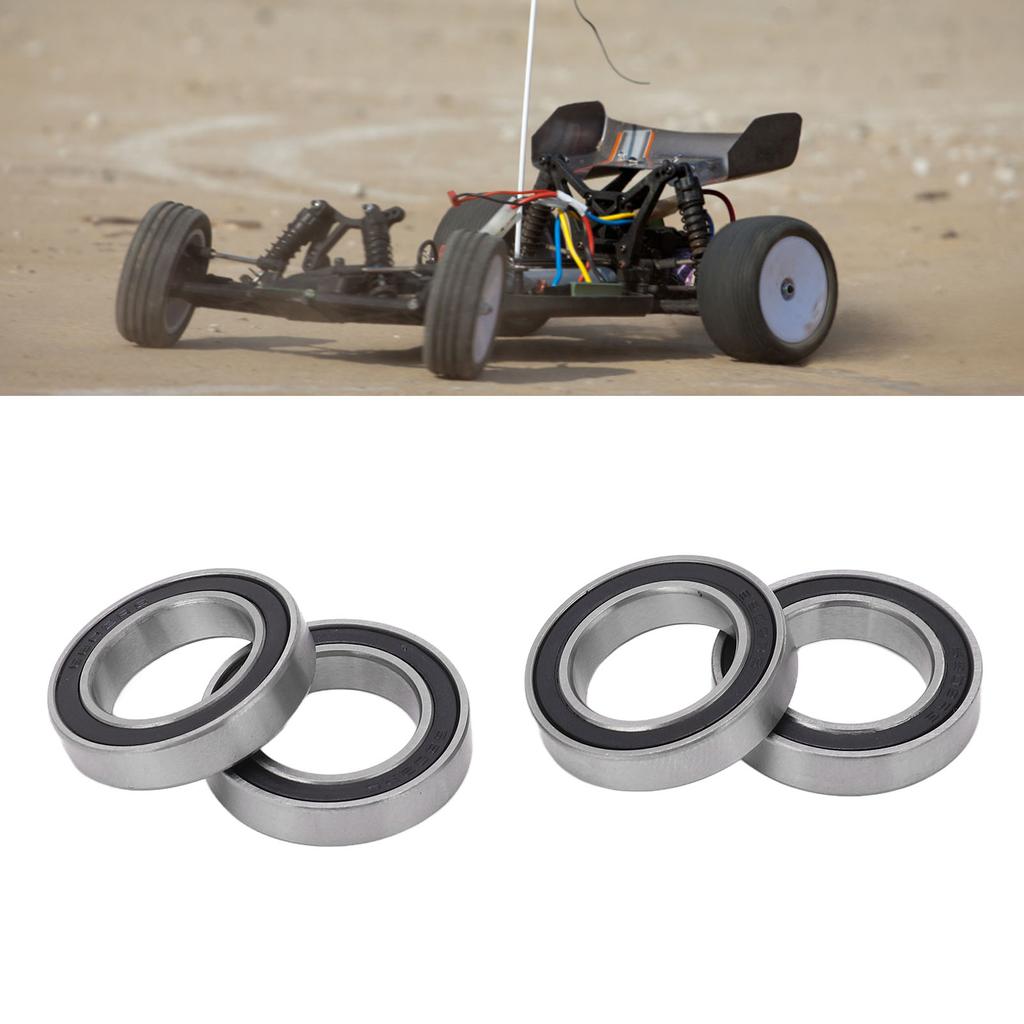 4PCS RC Car Ball Bearing Kit 15x24x5mm Steel Rubber High Strength for Traxxas 1/10 MAXX 2.0