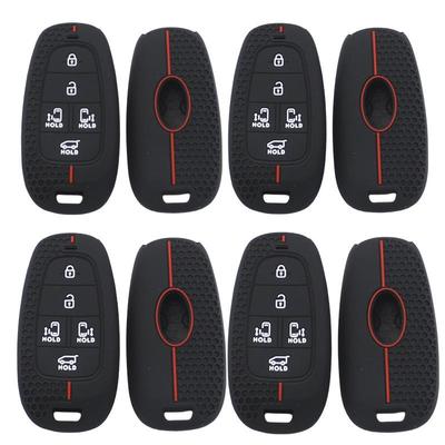 Soft Silicone Case for Hyundai 5-Button Car Key (Tucson, Santa Fe, Sonata, Palisade)